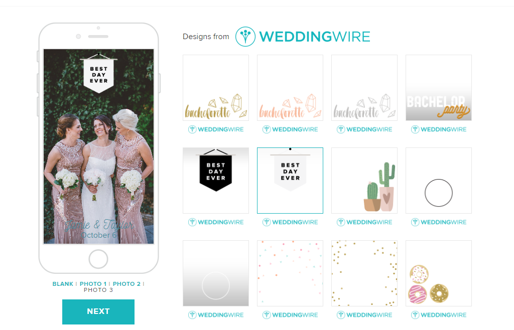 WeddingWire Partners with Snapchat to Launch First-of-its-Kind, Customizable Wedding Geofilters