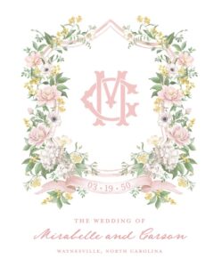 custom wedding crests